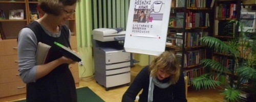 Spotkanie autorskie z Barbarą Kosmowską